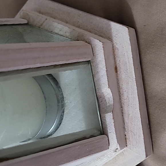 Set of 2 glass Light house candle lanterns - Picture 12 of 14